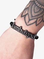 Alchemy of England Lamb of God Logo Waxed Cord Wriststrap Bracelet