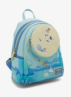 Loungefly Disney Peter Pan Flying Full Moon Glow-in-the-Dark Glitter Mini Backpack