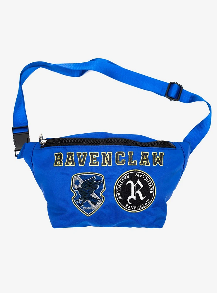 Harry Potter Ravenclaw Patches Embroidered Blue Canvas Fanny Pack