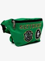 Harry Potter Slytherin Patches Embroidered Green Canvas Fanny Pack