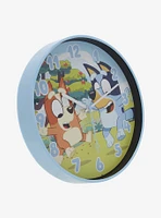 Bluey Bingo & Bluey Bouncing 10 Inch Wall Clock