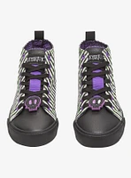 Beetlejuice Stripe Hi-Top Sneakers