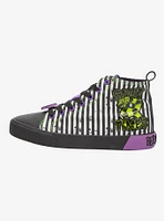 Beetlejuice Stripe Hi-Top Sneakers