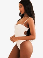 Dippin' Daisy's Forever Cheeky Swim One Piece White