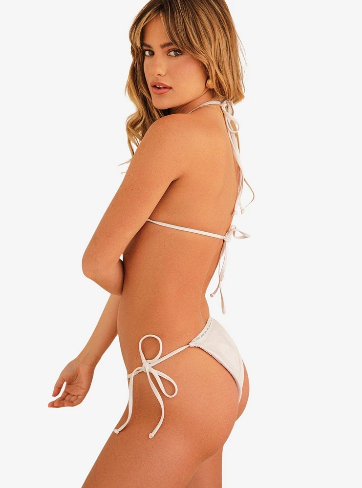 Dippin' Daisy's Always Tie String Swim Bottom White