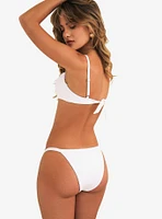 Dippin' Daisy's Harbor Cheeky Swim Bottom White