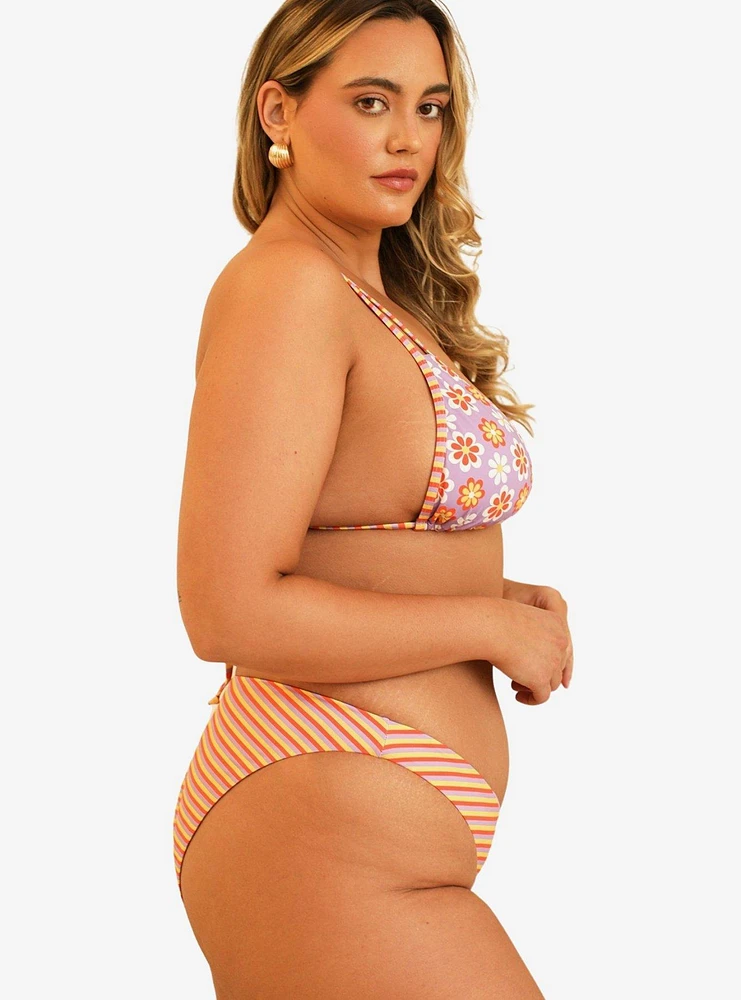 Dippin' Daisy's Billy Double Strap Swim Top Razzle