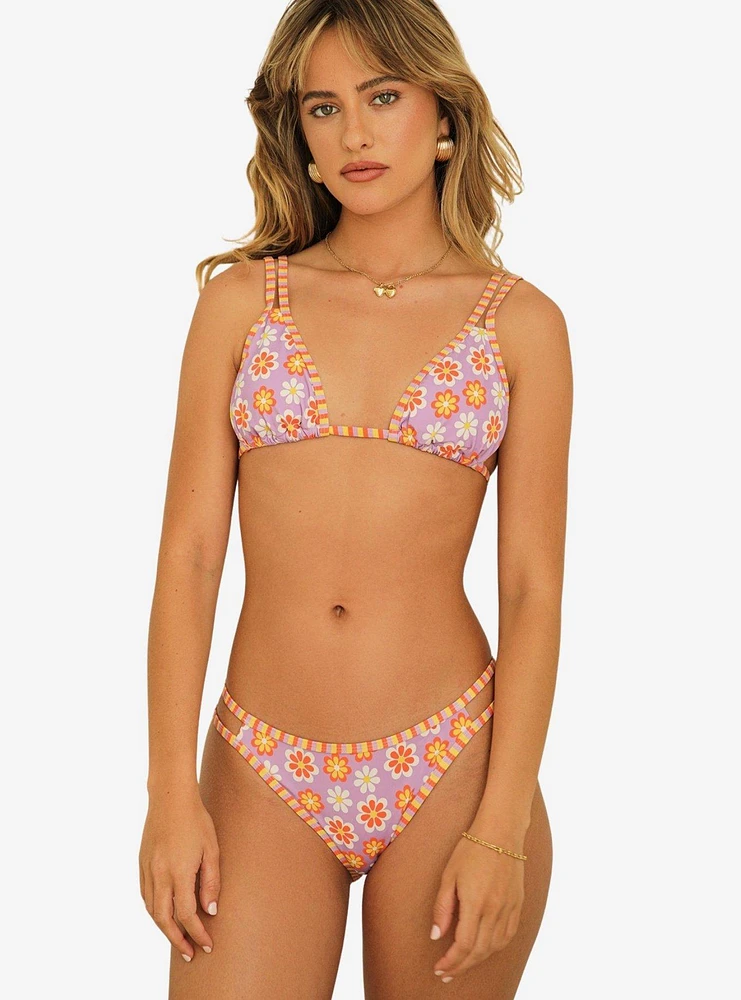 Dippin' Daisy's Billy Double Strap Swim Top Razzle