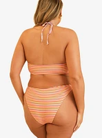 Dippin' Daisy's Amalfi Bandeau Swim Top Strawberry Lemonade Razzle