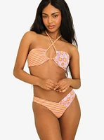 Dippin' Daisy's Amalfi Bandeau Swim Top Strawberry Lemonade Razzle