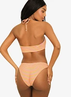 Dippin' Daisy's Amalfi Bandeau Swim Top Strawberry Lemonade Razzle