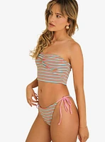 Dippin' Daisy's Tahoe Crop Top Watermelon Stripe