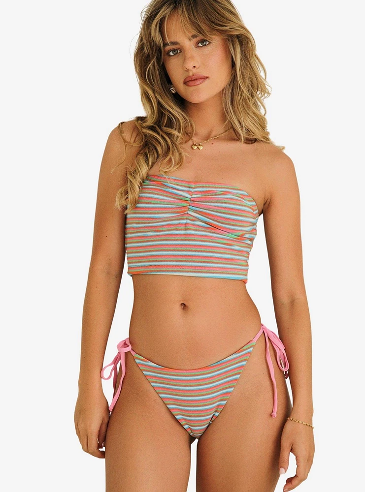 Dippin' Daisy's Tahoe Crop Top Watermelon Stripe