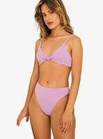 Dippin' Daisy's Seashore High Waist Cheeky Swim Bottom Lavender