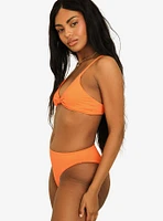 Dippin' Daisy's Zen Knotted Triangle Swim Top Blood Orange