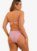 Dippin' Daisy's Zen Knotted Triangle Swim Top Lavender