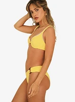 Dippin' Daisy's Taya Cheeky Swim Bottom Sunshine Waffle