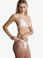 Dippin' Daisy's Palm Tie Back Triangle Swim Top Shortcake