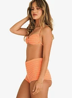 Dippin' Daisy's Christina Tie Bandeau Swim Top Orange Soda