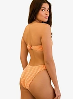 Dippin' Daisy's Lotus Bandeau Swim Top Orange Soda