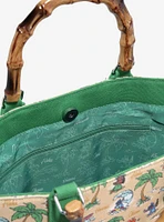 Loungefly Disney Lilo & Stitch Beach Scenes Allover Print Canvas Tote Bag - BoxLunch Exclusive