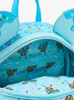Loungefly Disney Minnie Mouse Lollipop Blue Sprinkle Ears Mini Backpack - BoxLunch Exclusive
