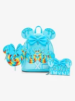 Loungefly Disney Minnie Mouse Lollipop Sprinkle Ears Small Zip Wallet - BoxLunch Exclusive