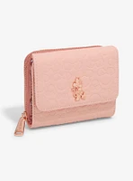 Loungefly Disney Minnie Mouse Debossed Silhouettes Pink Wallet - BoxLunch Exclusive