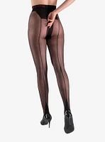 Black RHT Backseam Tights