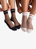 Be Brave & Equality Sheer Crew Socks (2 Pairs)