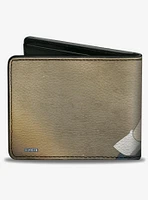 Black Clover Asta Sideways Look Pose Tans Bifold Wallet