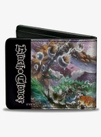 Black Clover Glamour World Scene and Title Logo Bifold Wallet