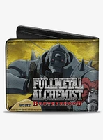 Fullmetal Alchemist Brotherhood Elric Brothers Sky Pose Bifold Wallet