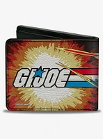 GI Joe Real American Hero #1 Comic Cover Explosion Scene Bifold Wallet