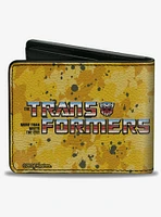 Transformers Bumblebee Stand Strong Autobot Icon Yellows Bifold Wallet