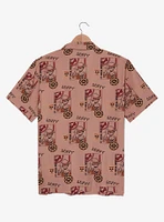 One Piece Monkey D. Luffy Allover Print Woven Button-Up - BoxLunch Exclusive