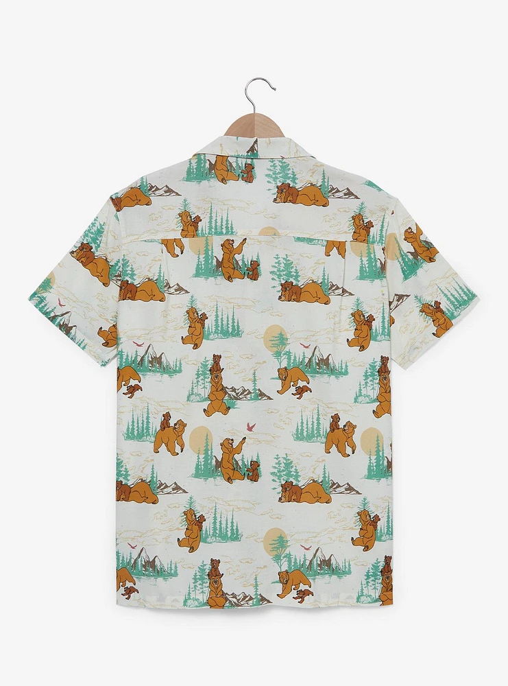 Disney Brother Bear Koda & Kenai Scenic Woven Button Up — BoxLunch Exclusive