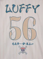 One Piece Monkey D. Luffy Striped Batting Jersey - BoxLunch Exclusive