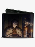 Black Clover Dark Triad Zenon Vanica Dante Candlelight Scene Bifold Wallet