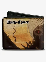 Black Clover Vanica Megicula Devil Host Pose and Title Logo Bifold Wallet