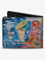 GI Joe Retro Shuttle Poster Scene Bifold Wallet