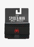 Marvel Spider-Man Miles Morales Elastic Band Metal Cardholder