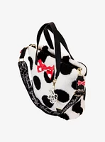 Loungefly Disney Minnie Mouse Polka Dot Sherpa Tote Bag