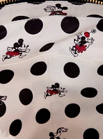 Loungefly Disney Minnie Mouse Polka Dot Sherpa Tote Bag