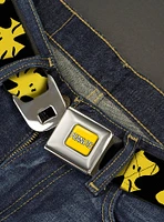 Peanuts Woodstock Face Flip Seatbelt Buckle Belt