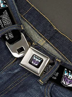 Transformers Decepticons Cybertronian Icon Seatbelt Buckle Belt