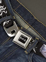 Hell's Paradise Gabimaru & Sagiri Eyes Logo Seatbelt Buckle Belt