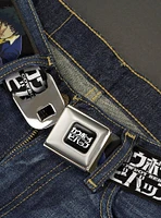 Cowboy Bebop Spike & Vicious Pose Logo Seatbelt Buckle Belt