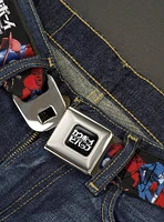 Cowboy Bebop Spike Pose & Crew Collage Seatbelt Buckle Belt