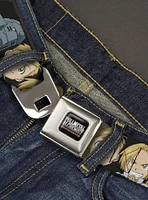 Fullmetal Alchemist: Brotherhood Elric Brothers Close Up Seatbelt Buckle Belt